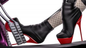 Pedal Pushing with Mistress Hunter (800) 601-6975