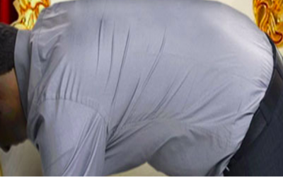 Human Furniture Exhibit at the Haunted Locktober Museum